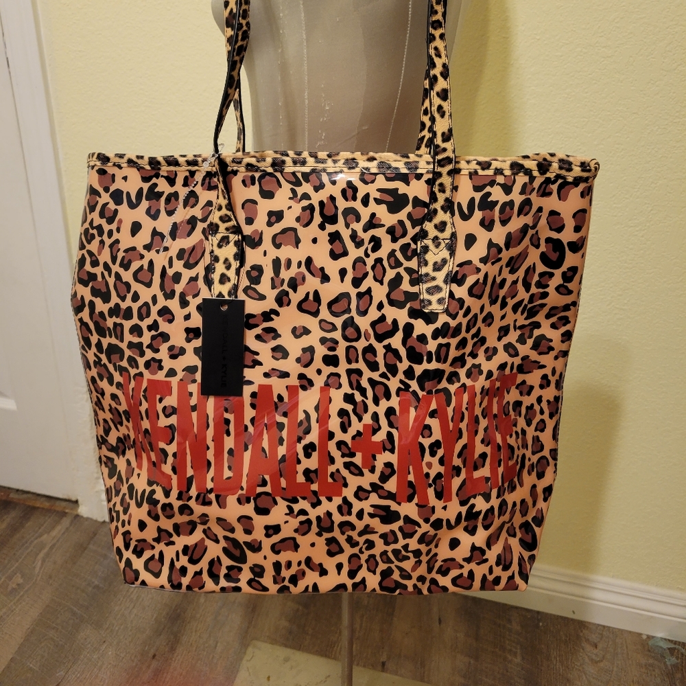 Kendall & Kylie leopard Jelly tote!